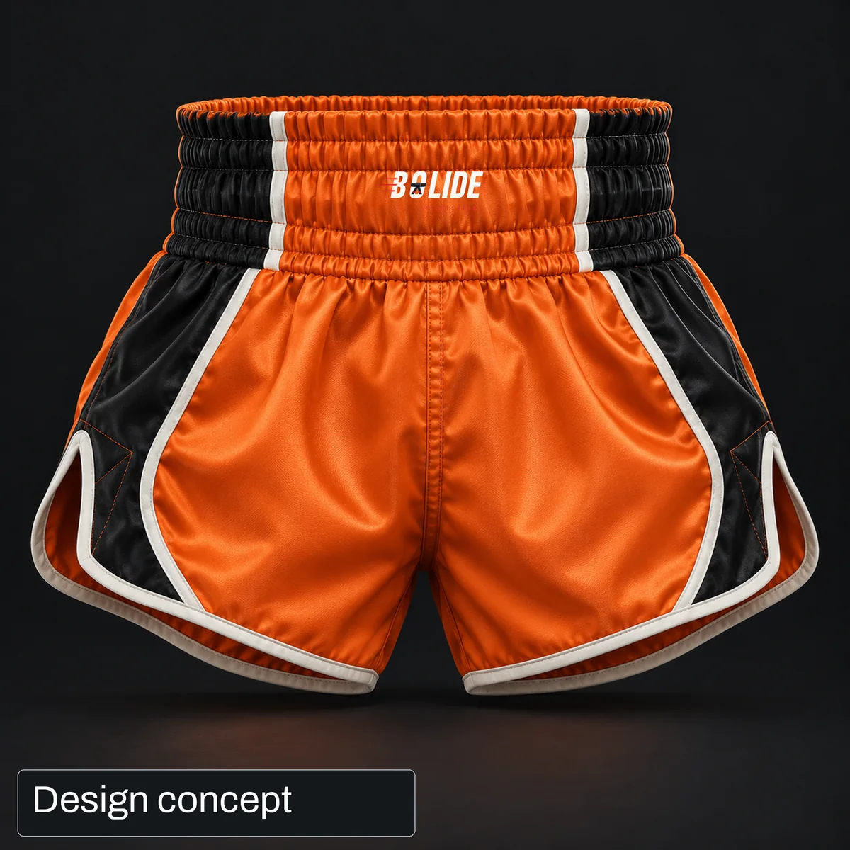 Design concept: Blaze Muay Thai shorts
