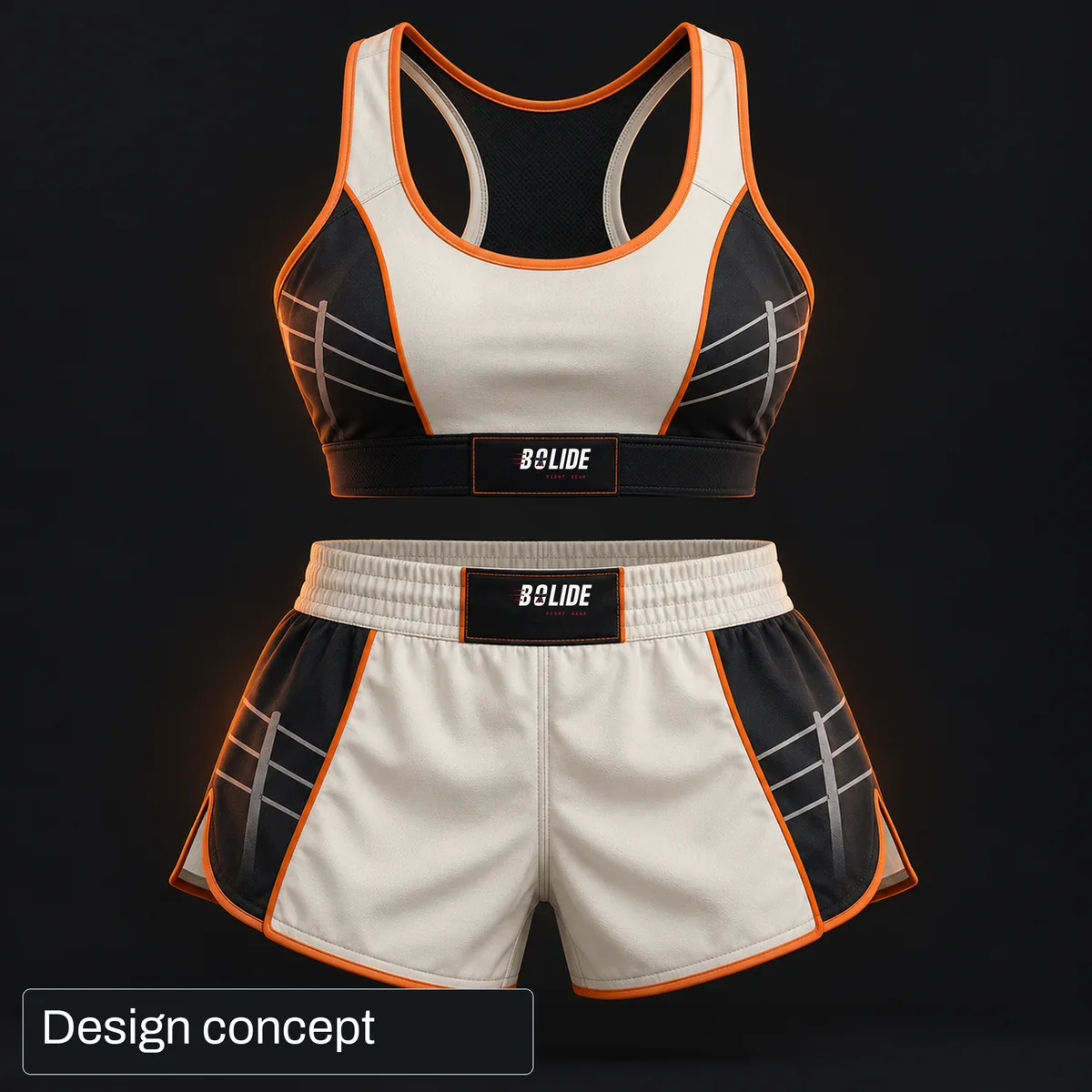 Design concept: Ghost / Grappling set Women's fightwear